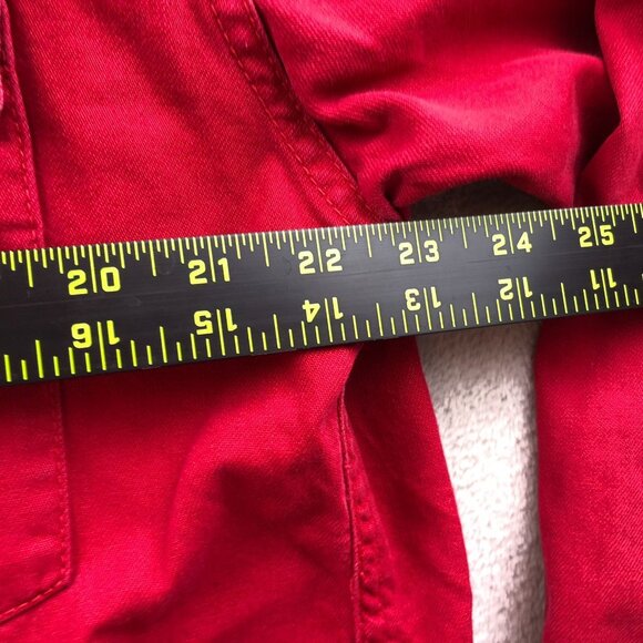 Vintage Levi's Men's Shirt Medium Long Sleeve Red Button Up Classic - Picture 3 of 15